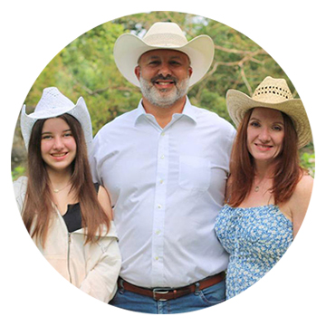 Aaron Drazar with family